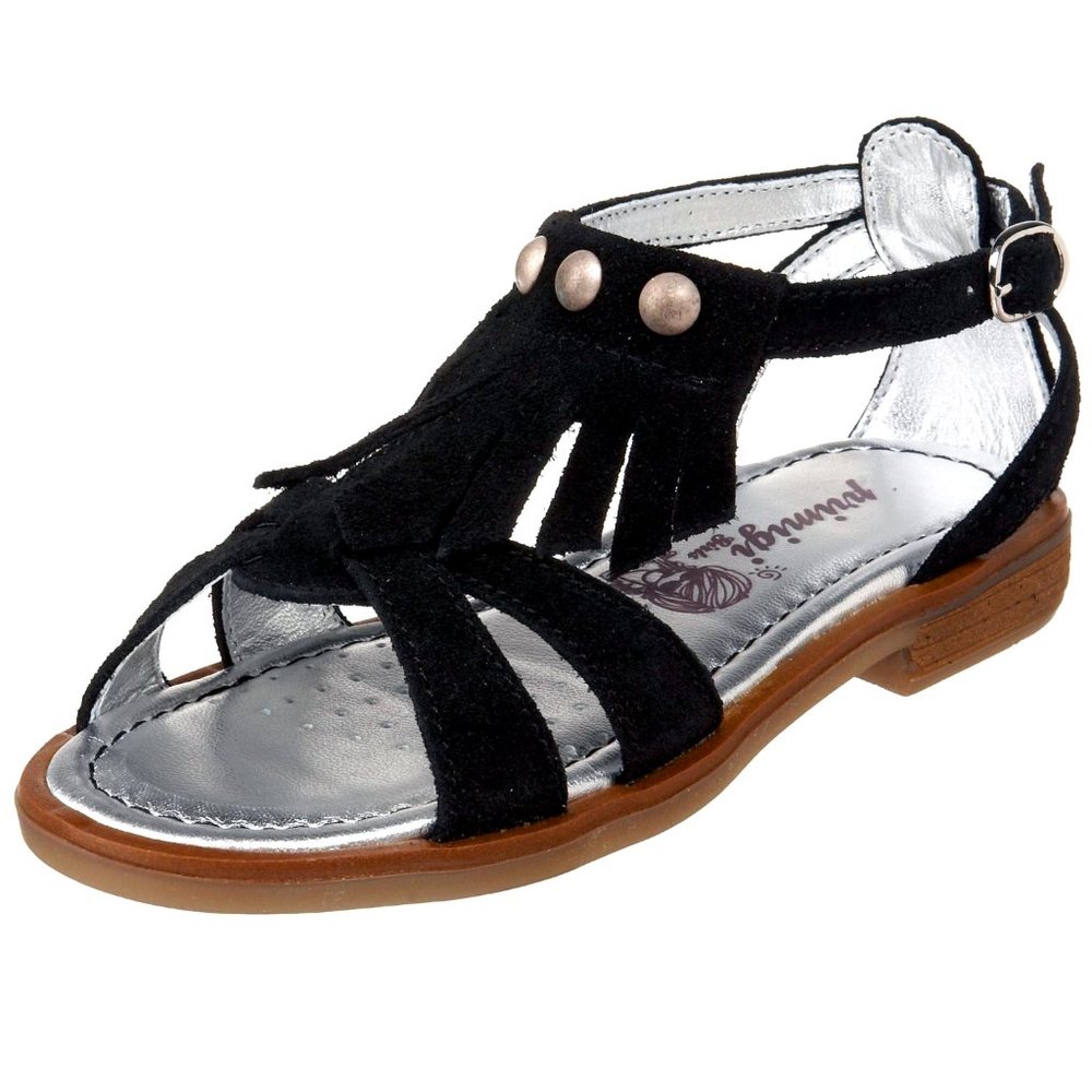 NIB Primigi Black Sandals Size EU 39 (6 Youth)